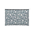 thumbnail image 1 of Cauagu Blue Flower for Tyvek Makeup Bag,Reusable Travel Cosmetic Bag Women Organizer Toiletry Bag Birthday,Gifts for Women Girlfriend Mom Teacher 6.5’’*8.9’’, 1 of 7