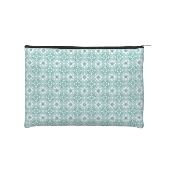 Cauagu Blue Print for Tyvek Makeup Bag,Reusable Travel Cosmetic Bag Women Organizer Toiletry Bag Birthday,Gifts for Women Girlfriend Mom Teacher 6.5’’*8.9’’