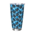 thumbnail image 1 of Cauagu Bohemian Sea Turtle Pattern 20oz Tumbler,Stainless Steel Vacuum Insulated Tumbler with Lid Insulated Coffee Mug Thermal Cup with Splash Proof Sliding Lid-Without Straw, 1 of 8