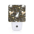 thumbnail image 1 of Cauagu Bones And Leaves Print LED Nightlight,0.5W Night Lights Plug into Wall 1 Pack with Dusk-to-Dawn Light Sensor Soft Glow Lamp for Bathroom Adult Hallway-EU, 1 of 7