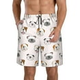 thumbnail image 1 of Cauagu Bulldog Face Print Men's Swim Trunks,Hawaiian Bathing Suit Swimsuits Beach Shorts with Pockets for Men Quick Dry Swimming Board Shorts-XX-Large, 1 of 6
