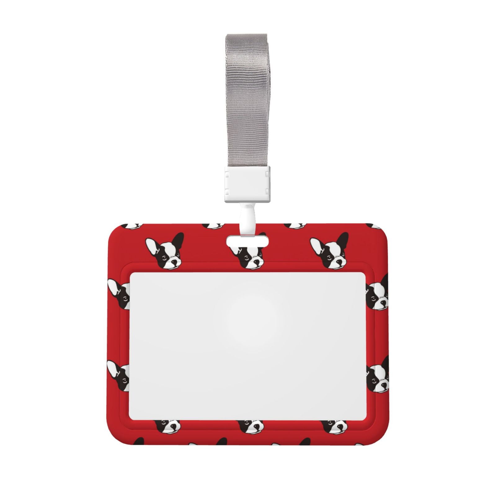 Cauagu Bulldog Red For Id Badge Holder,badge Holder With Windows Key 