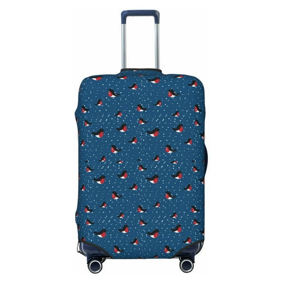Cauagu Bullfinches 1 Print Travel Luggage Cover,Travel Dust-proof Suitcase Cover Softside Suitcase Protector for 18-32inch,Not Included Suitcase