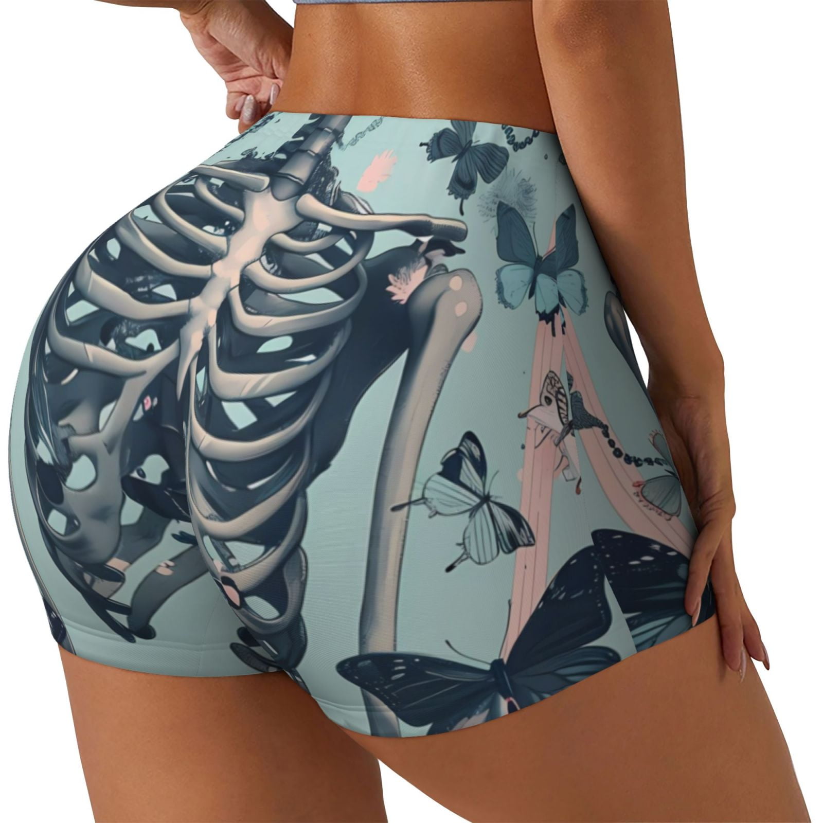 Blue Bows Butterfly Shorts