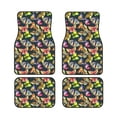 thumbnail image 1 of Cauagu Butterfly Wild Insect Pattern Car Floor Mat Set of 4,Car Carpet Mats Car Mats with Anti-Slip Backing & Driver Heel Pad Universal Fit for Cars/Trucks/SUV/Vans, 1 of 6
