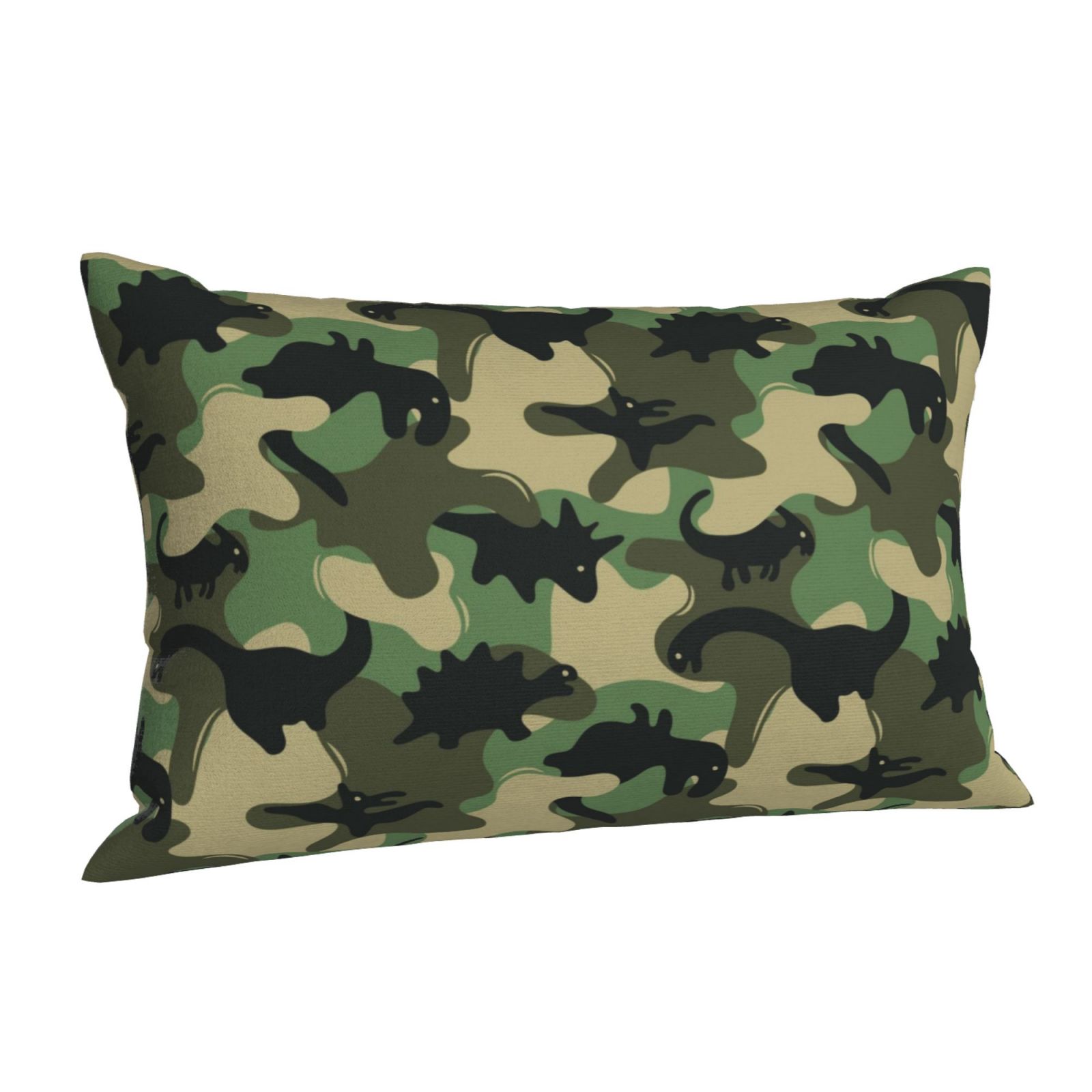 Cauagu Camouflage Dinosaur Print Pillow Covers with Envelope Closure