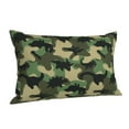 Cauagu Camouflage Dinosaur Print Pillow Covers with Envelope Closure