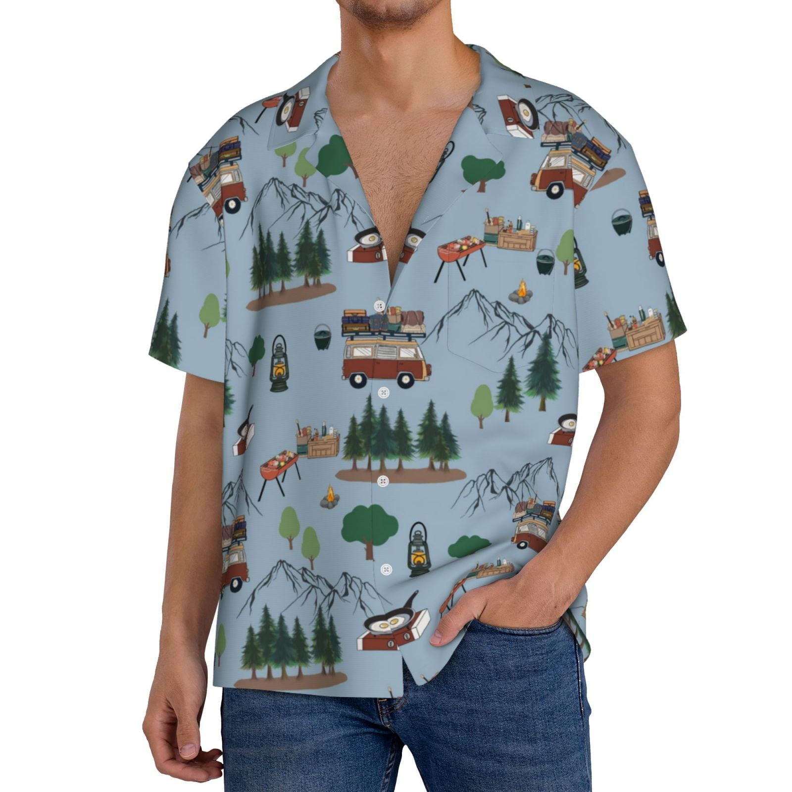 MENS SHORT SLEEVE SHIRT THE CARAVAN