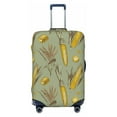 thumbnail image 1 of Cauagu Cartoon Corn and Wheat Print Travel Luggage Cover,Travel Dust-proof Suitcase Cover Softside Suitcase Protector for 18-32inch,Not Included Suitcase, 1 of 8