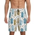 thumbnail image 1 of Cauagu Cartoon Poodle Dog Print Pajama Bottoms for Men Sleep Pajama Shorts Elastic Waistband Sleep Pajama Short Men's PJ Shorts -3X-Large, 1 of 6