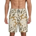 thumbnail image 1 of Cauagu Cartoon Poodle Dog Print Pajama Bottoms for Men Sleep Pajama Shorts Elastic Waistband Sleep Pajama Short Men's PJ Shorts -4X-Large, 1 of 6
