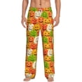 thumbnail image 1 of Cauagu Cartoon Pumpkins Mens Pajama Pants Sleep & Lounge Pants,PJ Bottoms with Pockets-Medium, 1 of 7