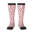 thumbnail image 1 of Cauagu Cartoon Strawberry Print Women's Men's Ankle Socks 1-pack Casual Athletic Socks for Unisex Adult Moisture-Wicking Socks for Daily Wear/Running/Sport, 1 of 8