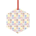 thumbnail image 1 of Cauagu Cat And Rabbit Pattern Acrylic Christmas Pendant,1-Pack Christmas Ornaments Xmas Tree Decor Christmas Décor with Ribbon Cute Tree Hanging for Party Favors-Hexagon, 1 of 7