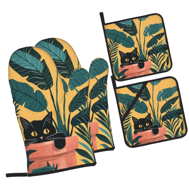 Cauagu Cat Hiding In Potted Plants 标题