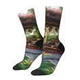 thumbnail image 1 of Cauagu Charming Garden Patio Print Crew Socks for Women and Men,Adult Athletic Running Socks 1-Pair Sports Socks Work Gear Socks with Moisture Wicking, 1 of 6