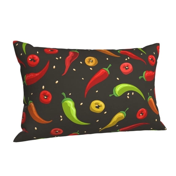 Cauagu Chili2 Print Pillow Covers with Envelope Closure,1PC Pillow Cases Decorative Pillow Case for Bed & Couch, Pillows Not Included-16"x24"