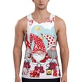 thumbnail image 1 of Cauagu Christmas Print Men's Sleeveless Muscle Shirts,Tank Tops Quick Dry Workout Tank Top Gym Muscle Tee Fitness Bodybuilding T Shirt for Men-3X-Large, 1 of 7
