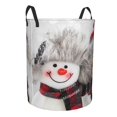 thumbnail image 1 of Cauagu Christmas Snowman With Hat for Laundry Basket,Collapsible Organizer Basket for Storage Bin Toy Bins Gift Baskets Bedroom Clothes Children Nursery Hamper -Medium, 1 of 7