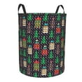 Cauagu Christmas Trees And Houses for Laundry Basket,Collapsible