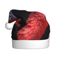 thumbnail image 1 of Cauagu Closeup Red Flamingo Portrait for Adult Christmas Hat,1-Pack Xmas Holiday Hat Santa Hat for Women & Men Festive Headwear Accessories Fit for Christmas/New Year/Party, 1 of 6