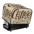thumbnail image 1 of Cauagu Coffee Time (2) for 4 Slice Toaster Cover (11.4''×7.9''×7.5'') Bread Machine Cover Toaster Protector Kitchen Appliance Dust Cover, 1 of 7