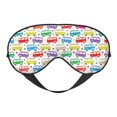 thumbnail image 1 of Cauagu Colorful Bus Print Sleep Eye Mask, Blindfold Eye Sleep Shade Cover with Elastic Strap/Headband Eye Cover Eyeshade for Night Sleeping/Travel Nap, 1 of 7
