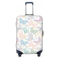 thumbnail image 1 of Cauagu Colorful Butterfly Print Travel Luggage Cover,Travel Dust-proof Suitcase Cover Softside Suitcase Protector for 18-32inch,Not Included Suitcase, 1 of 8