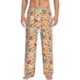 thumbnail image 1 of Cauagu Colorful Chicken Mens Pajama Pants Sleep & Lounge Pants,PJ Bottoms with Pockets-Small, 1 of 7