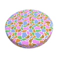 thumbnail image 1 of Cauagu Colorful Cow Skin Print Round Stool Covers,Seat Cushion for Round Bar Stool Chair Seat Cover for Bar Round Chair Fits for 12/13/14in Bar Stool Cushion, 1 of 7