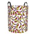 Cauagu Colorful Fishes for Laundry Basket,Collapsible Organizer Basket