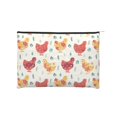 thumbnail image 1 of Cauagu Colorful Flower Chickens for Tyvek Makeup Bag,Reusable Travel Cosmetic Bag Women Organizer Toiletry Bag Birthday,Gifts for Women Girlfriend Mom Teacher 6.5’’*8.9’’, 1 of 7
