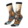 thumbnail image 1 of Cauagu Colorful Owl Tattoo Art Print Crew Socks for Women and Men,Adult Athletic Running Socks 1-Pair Sports Socks Work Gear Socks with Moisture Wicking, 1 of 6