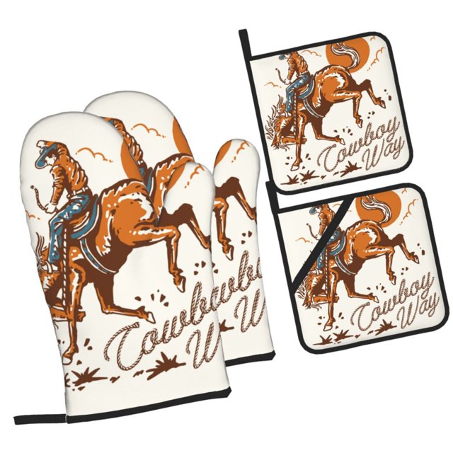 Cauagu Cowboy Riding Horse 标题