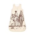 Cauagu Cowboys Riding Horses for Infant Wearable Blanket,Unisex, Girl