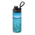 thumbnail image 1 of Cauagu Crystal Clear Ocean Waves Print 18oz Vacuum Insulated Stainless Steel Water Bottle,Coffee Travel Mug Spill Proof with Lid,Thermos Cup for Keep Hot/Ice Water Drinks, 1 of 7