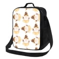 thumbnail image 1 of Cauagu Cute Bee Gnome Insulated Lunch Bag - Reusable Lunch Box Thickened Thermal Leakproof Lunch Tote Bag for Adult Office/Travel Picnic, 1 of 7