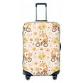 thumbnail image 1 of Cauagu Cute Bee Gnome1 Print Travel Luggage Cover,Travel Dust-proof Suitcase Cover Softside Suitcase Protector for 18-32inch,Not Included Suitcase, 1 of 8