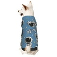 thumbnail image 1 of Cauagu Cute Cartoon Astronaut Pattern Winter Pet Hoodie Sweatshirts- Dog Hoodie Sweater with Leash Hole - Cute Dog Hoodie - Pet Clothes Puppy Cat Custume -XX-Large, 1 of 8