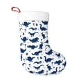 thumbnail image 1 of Cauagu Cute Cartoon Dinosaur for Christmas Stockings,1-Pack Large Xmas Stocking Holiday and Farmhouse Stocking Fit for Christmas Holiday Party Decoration(17.7*11 Inch), 1 of 7