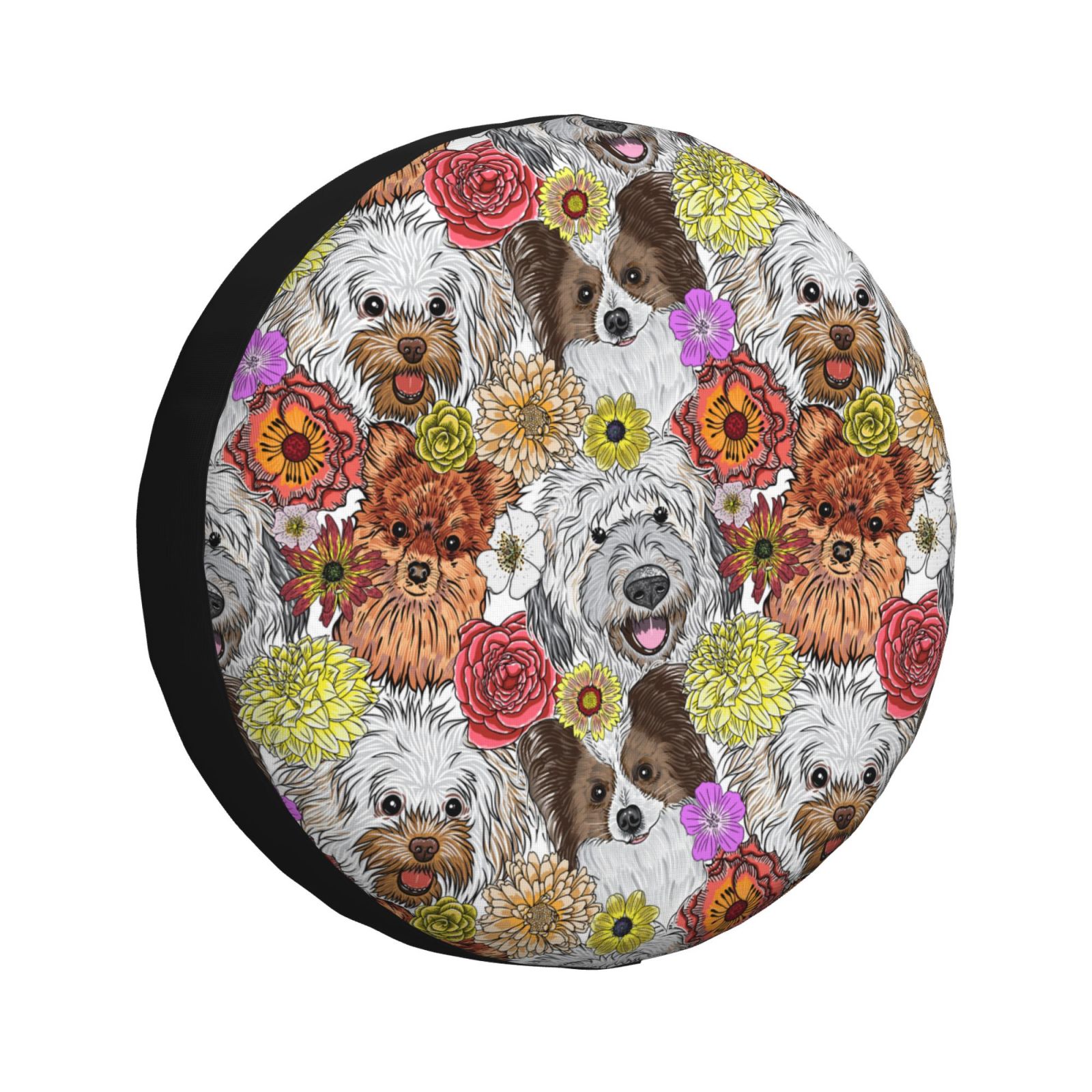 Cauagu Cute Dogs Puppy for Spare Tire Cover Wheel Protector Universal ...