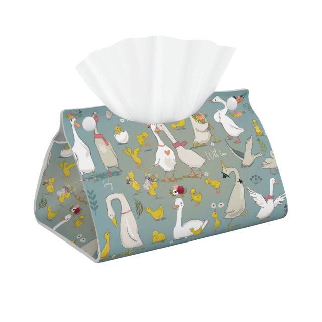 Cauagu Cute Farm Birds for Large Tissue Box Cover RectangularPlus Size