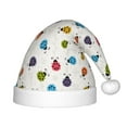thumbnail image 1 of Cauagu Cute Ladybugs Pattern Christmas Hat for Kids,Xmas Holiday Hat Santa Hat for Boys & Girls Festive Headwear Accessories for Christmas/New Year/Holiday, 1 of 6