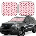 thumbnail image 1 of Cauagu Cute Pig Nose Cauagu {designName} Print Foldable Car Windshield Sun Shade | Front Windshield Shade for Sun | Fits Small Sedans, Mini SUVs, Hatchbacks-Small, 1 of 1