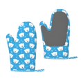 thumbnail image 1 of Cauagu Cute Polar Bear Print Oven Mitts 2 Piece Set,BBQ Gloves Grilling Gloves Kitchen Silicone Oven Gloves Heat Resistant Oven Mitts for Barbecue Cooking & Baking, 1 of 6