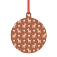 thumbnail image 1 of Cauagu Cute Poodle Dog Pattern Acrylic Christmas Pendant,1-Pack Christmas Ornaments Xmas Tree Decor Christmas Décor with Ribbon Cute Tree Hanging for Party Favors-Round Shape, 1 of 7