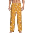 thumbnail image 1 of Cauagu Cute Popcorn Mens Pajama Pants Sleep & Lounge Pants,PJ Bottoms with Pockets-Small, 1 of 7