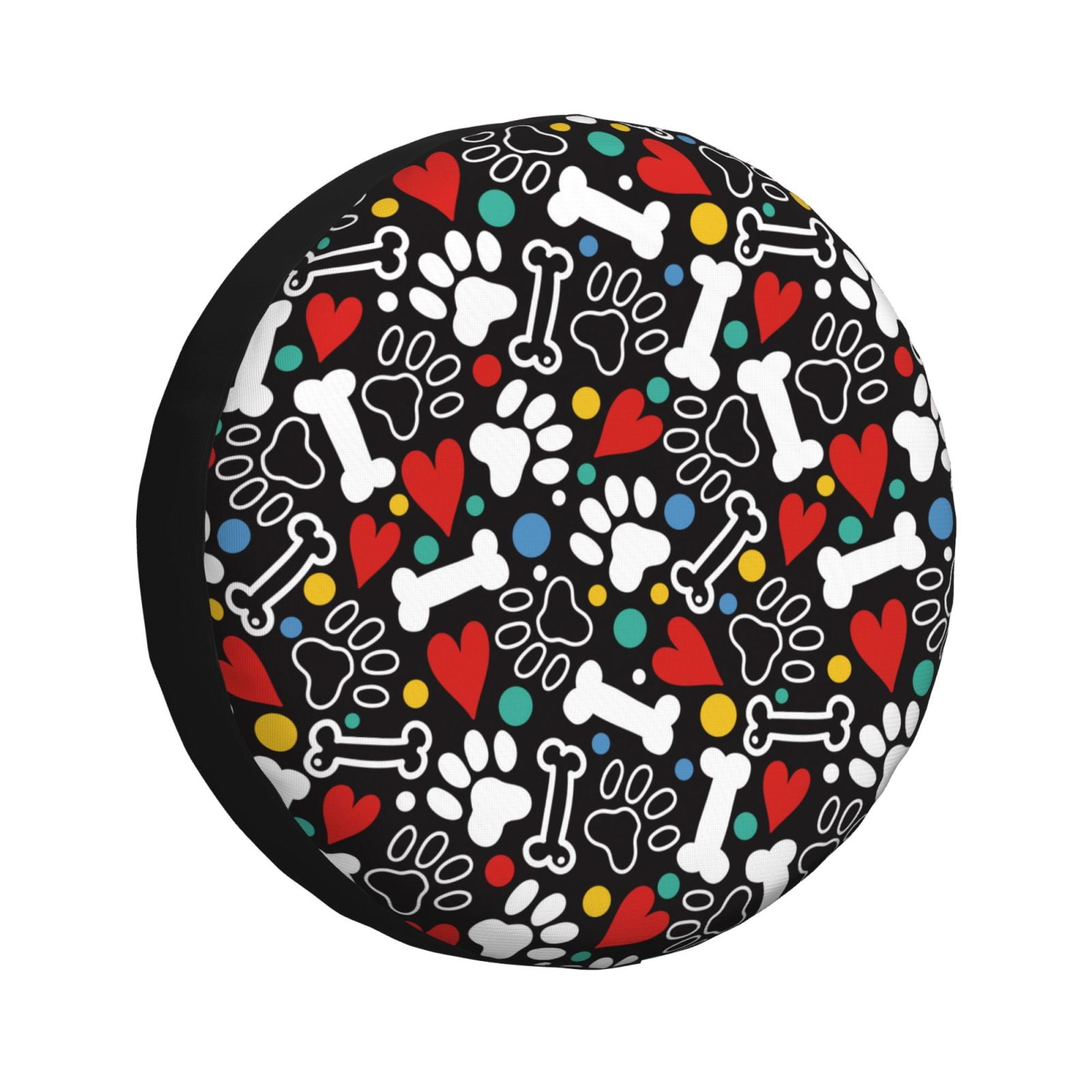 Cauagu Cute Puppy Footprints for Spare Tire Cover Wheel Protector ...