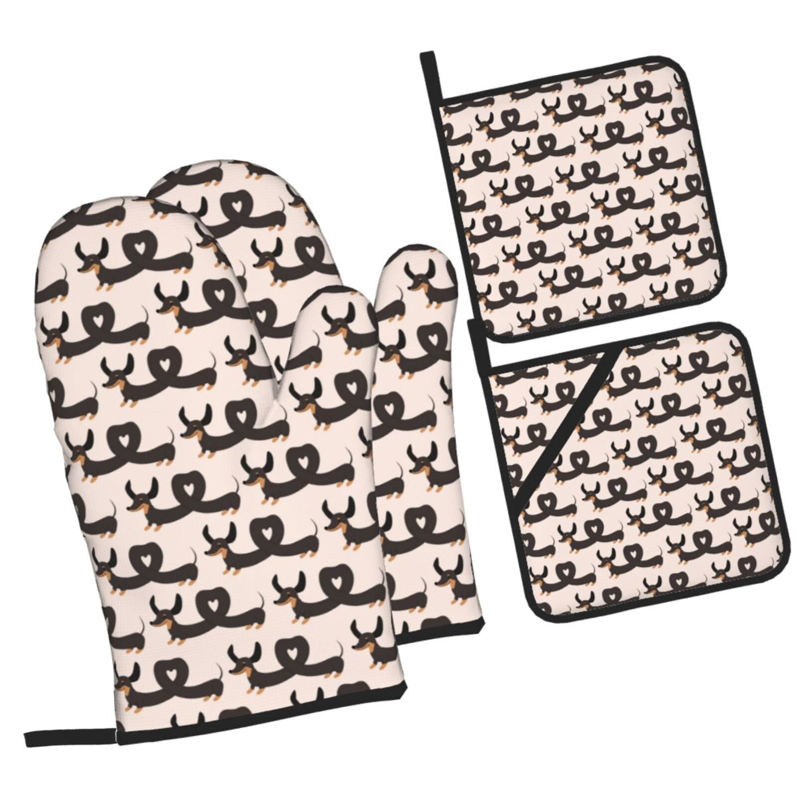 N/E RXYY Tribal Pasen Bloem Paisley Oven Mitts Gewatteerde Katoen