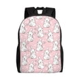 thumbnail image 1 of Cauagu Cute Rabbit Print Backpacks,Travel Daypack Casual Laptop Backpack Bookbag Fits 15 Inch Computer for Men Women, 1 of 8